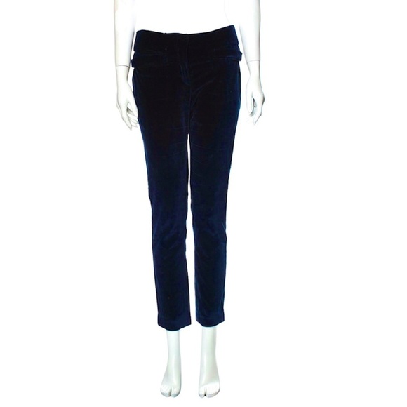 Vanessa Bruno Pants - Vanessa Bruno velvet pants navy blue size M